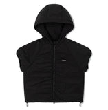Hoodie shirring padding