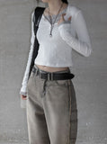 Betty Henley Neck Long Sleeve Tee
