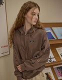 [2-WAY] Jemdenim Patch Pigment Hood Zip-Up
