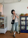 Meters Summer Check Hood Short Sleeve Shirt