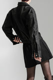 Matte Leather Bomber jacket