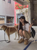 [U-BASIC] Basic Slit Layered Short-Sleeved
