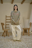 Square Bear Pigment Long Sleeve