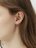 Nova 10K(Y) Pave Petit One Touch Earrings