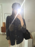 [MADE] Cohel Vintage Washing Slim Fit Denim Shirt
