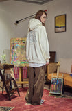 Wind Puppy Embroidered Hood Zip-Up