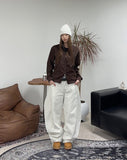 Lucal Satin Suede Zip-up