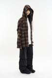 Double placket eyelet wide pants