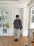 [unisex] Melu Pigment Banding Bermuda Cargo Pants