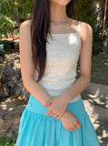Hatil Floral Ribbed Sleeveless