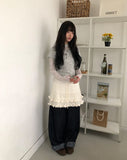 Hirun Knit Frill Mini Skirt