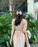 Veldia Pearl Ribbon Hairpin