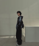 Dirty spray shine warmer hooded zip-up
