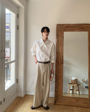 Louis Pintuck Wide Slacks