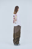 Round Cut Dart Nylon Pants