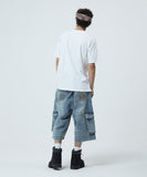 BERMUDA CARGO DENIM SHORT