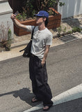 [LAN ARCHIVE] Side Shirring Short Sleeve T-Shirt