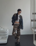 Urban Big Pocket Washing Denim Jacket