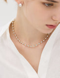 H Edition (C) Orbit Line Ball Necklace