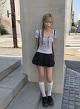 Poing Balloon Pintuck Nylon Banding Shorts