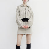 Sie Cotton Crop Jacket