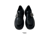BUCKLE PLATFORM LOAFER