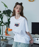Roll Call Night Embroidered Short Sleeve Tee