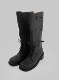 1130 Strap Walker Long Boots (4 cm)