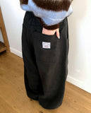 Daven Cotton Wide Snap Cargo Long Pants