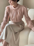 Ires Chiffon Shirring Blouse
