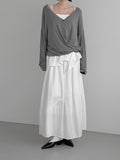 Two-way Loose Fit Wrap Balloon Cardigan