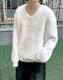 Mohair Vneck knit