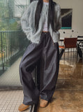 Diano raw balloon denim pants