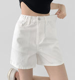 Waterproof Banding Straight Fit Cotton Shorts