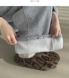 Two-Way Thick Brushed Cut Jogger Wide Banding Pants