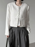 Mative Snap Tweed Jacket