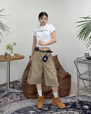 Coel Zip Cargo Bermuda Pants