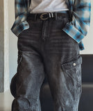 Ed Dart Cargo Denim Pants