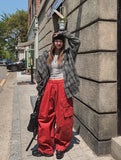 [Planned Product] Summer Pigment Strap Cargo Balloon Pants