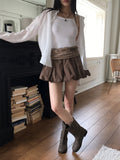 Rossop stripe line see-through long sleeve shirt