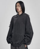 Raglan Lace Trimming Hoodie