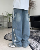 Belloz Track Walk Denim Pants