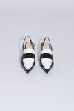 two-tone stiletto slingback