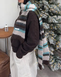 Reneil Wool Stripe Muffler