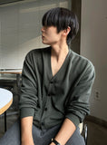 Summer drop line button detail mix cardigan