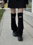 Cut-out leg warmers