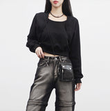 Kander Bolero Cropped Sweatshirt