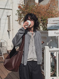 Doubling Layered Knit Cardigan
