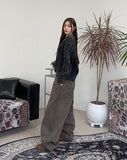 Lahen Cable Dyeing Damage Cardigan