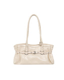 Ring Eyelet Belted Shoulder Bag